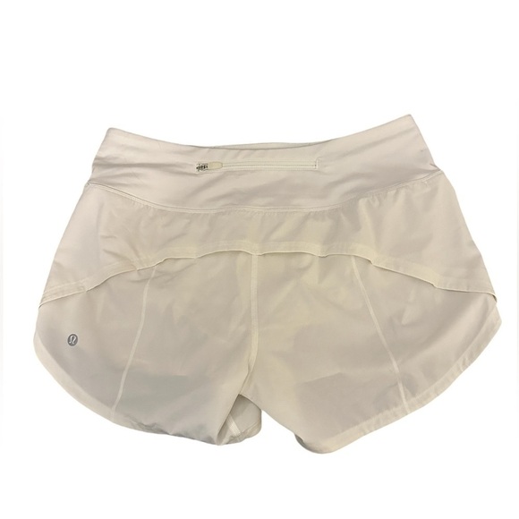 Lululemon Light Pastel Yellow Speed Up High-Rise Lined Short 3.5" Inseam Size 6 - Picture 5 of 12